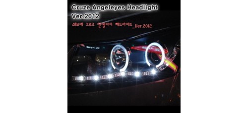 AUTO CHEVROLET CRUZE - LED PROJECTOR ANGEL EYES HEADLIGHTS VER.2012